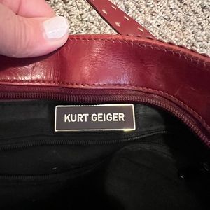 Kurt Geiger Vintage Red Leather Purse